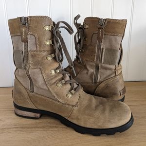 Sorel Emelie Conquest Boot Waterproof Women's Size 10 in Color Major GUC